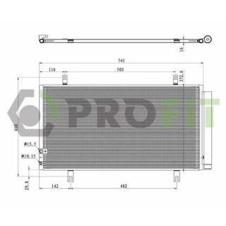 Kondensatorius, oro kondicionierius PROFIT 1770-0405