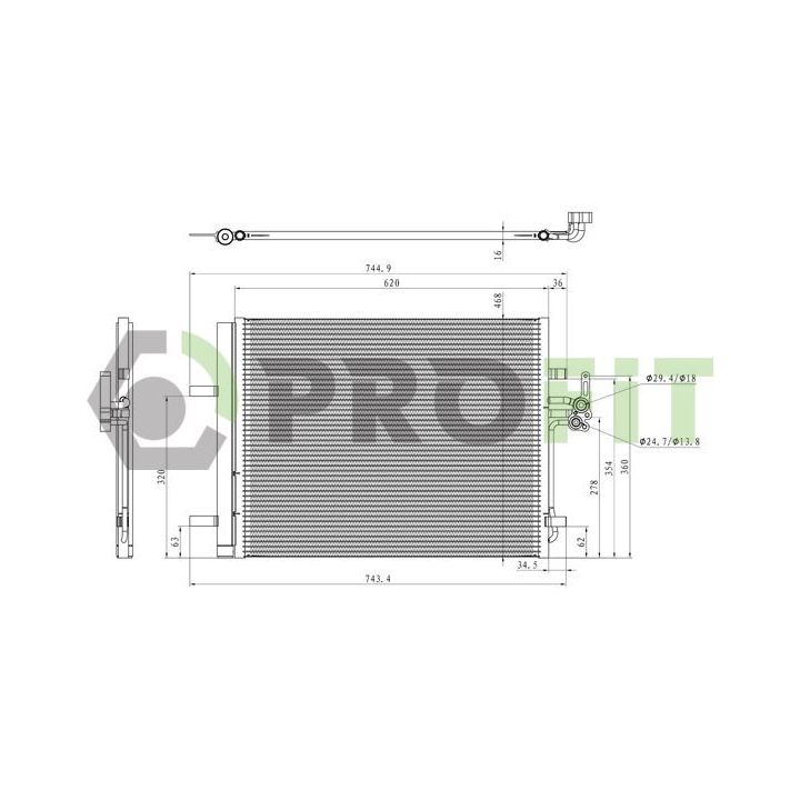 Kondensatorius, oro kondicionierius PROFIT 1770-0431