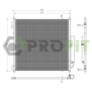 Kondensatorius, oro kondicionierius PROFIT 1770-0503