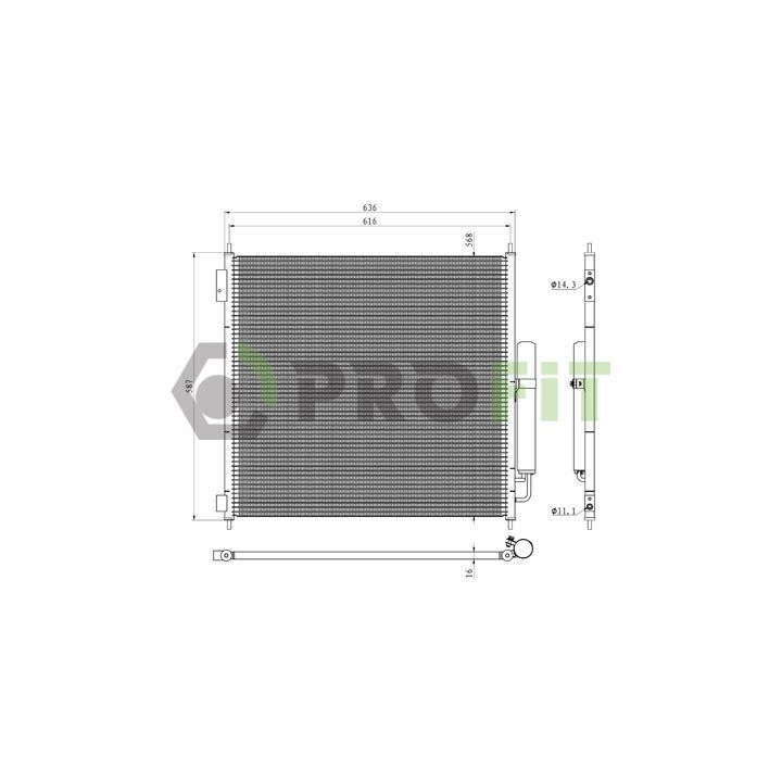 Kondensatorius, oro kondicionierius PROFIT 1770-0503