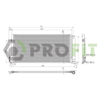Kondensatorius, oro kondicionierius PROFIT 1770-0525