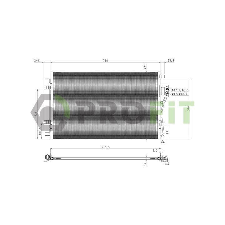 Kondensatorius, oro kondicionierius PROFIT 1770-0528