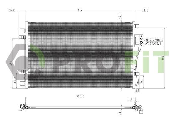 Kondensatorius, oro kondicionierius PROFIT 1770-0528