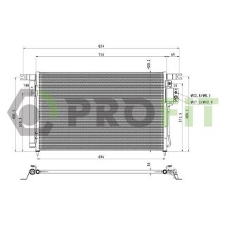 Kondensatorius, oro kondicionierius PROFIT 1770-0529