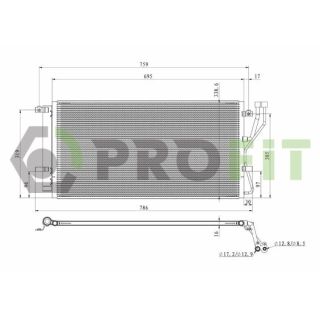 Kondensatorius, oro kondicionierius PROFIT 1770-0531