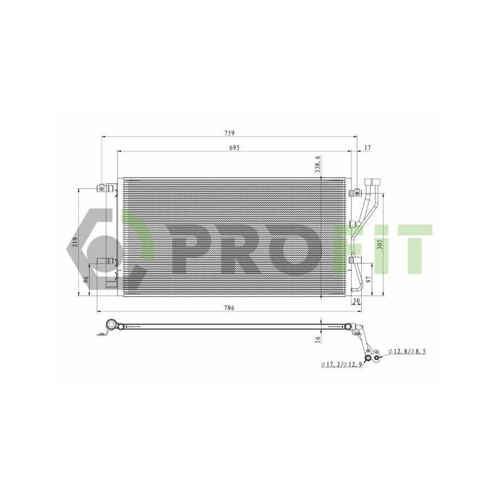 Kondensatorius, oro kondicionierius PROFIT 1770-0531