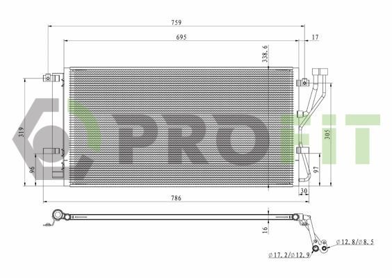 Kondensatorius, oro kondicionierius PROFIT 1770-0531