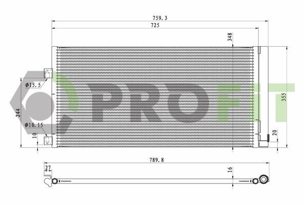 Kondensatorius, oro kondicionierius PROFIT 1770-0540