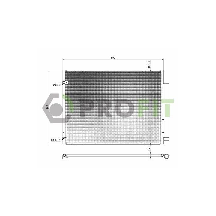 Kondensatorius, oro kondicionierius PROFIT 1770-0545