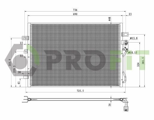 Kondensatorius, oro kondicionierius PROFIT 1770-6001