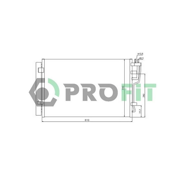 Kondensatorius, oro kondicionierius PROFIT PR 1308C1