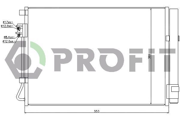 Kondensatorius, oro kondicionierius PROFIT PR 1310C1