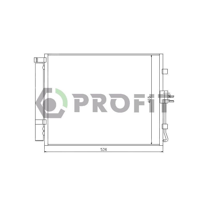 Kondensatorius, oro kondicionierius PROFIT PR 1312C3
