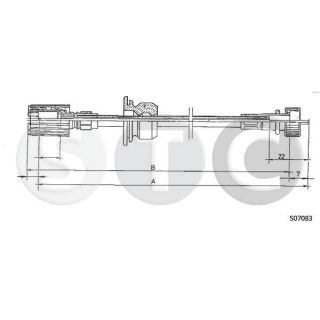 Tachometro velenas STC T481222