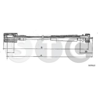 Tachometro velenas STC T481236