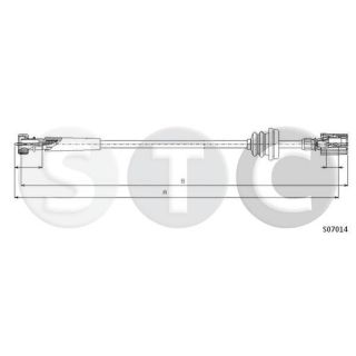 Tachometro velenas STC T481242
