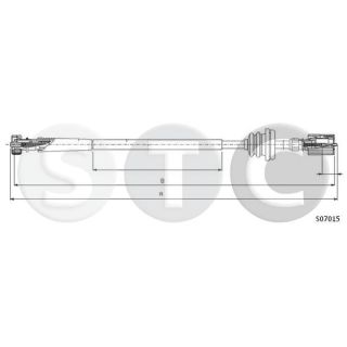 Tachometro velenas STC T481243