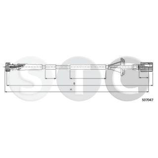 Tachometro velenas STC T482080