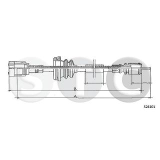 Tachometro velenas STC T482976