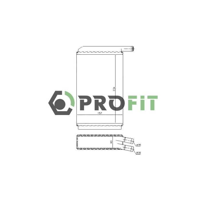 šilumokaitis, salono šildymas PROFIT 1760-0001
