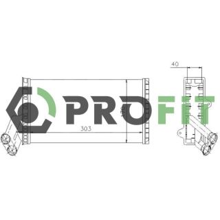 šilumokaitis, salono šildymas PROFIT 1760-0081