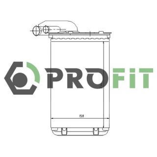 šilumokaitis, salono šildymas PROFIT 1760-0083