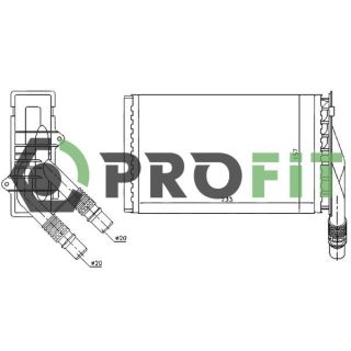 šilumokaitis, salono šildymas PROFIT 1760-0084