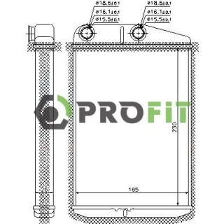 šilumokaitis, salono šildymas PROFIT 1760-0090
