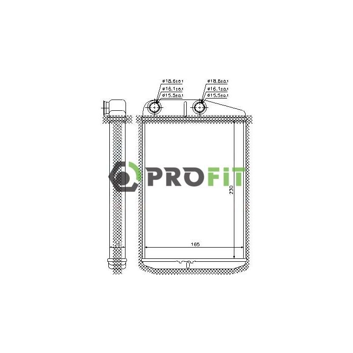 šilumokaitis, salono šildymas PROFIT 1760-0090