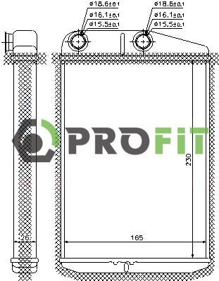 šilumokaitis, salono šildymas PROFIT 1760-0090