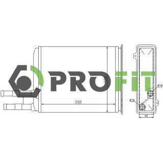 šilumokaitis, salono šildymas PROFIT 1760-0092