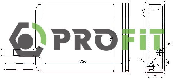šilumokaitis, salono šildymas PROFIT 1760-0092