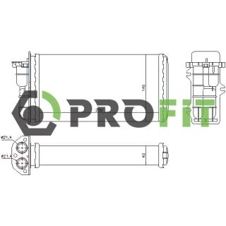 šilumokaitis, salono šildymas PROFIT 1760-0094