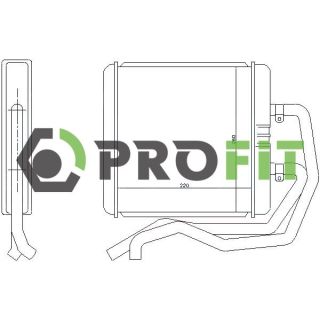 šilumokaitis, salono šildymas PROFIT 1760-0098