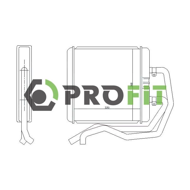šilumokaitis, salono šildymas PROFIT 1760-0098