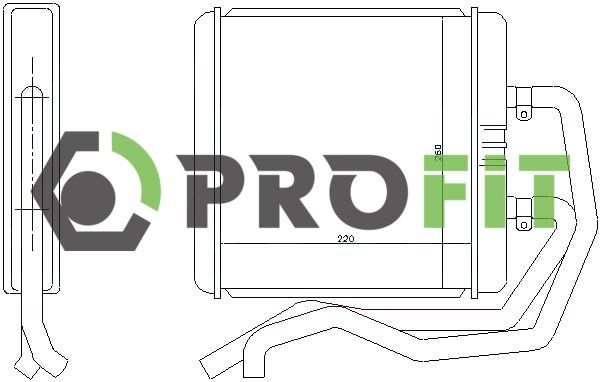 šilumokaitis, salono šildymas PROFIT 1760-0098