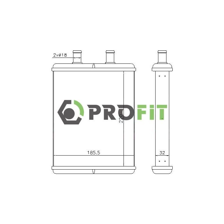 šilumokaitis, salono šildymas PROFIT 1760-0099