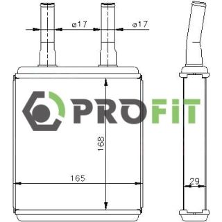 šilumokaitis, salono šildymas PROFIT 1760-0143