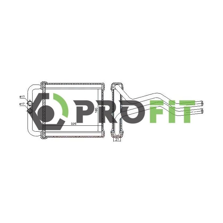 šilumokaitis, salono šildymas PROFIT 1760-0145