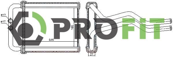 šilumokaitis, salono šildymas PROFIT 1760-0145