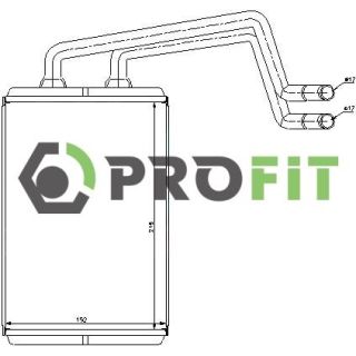 šilumokaitis, salono šildymas PROFIT 1760-0147