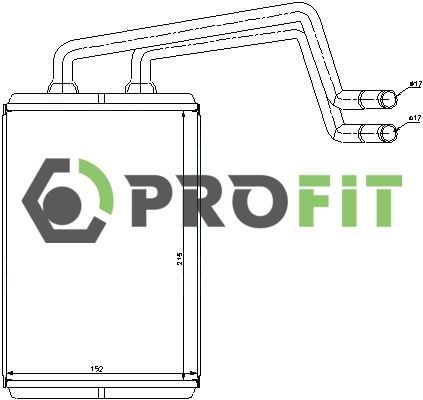 šilumokaitis, salono šildymas PROFIT 1760-0147