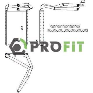 šilumokaitis, salono šildymas PROFIT 1760-0148