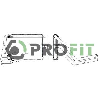 šilumokaitis, salono šildymas PROFIT 1760-0149