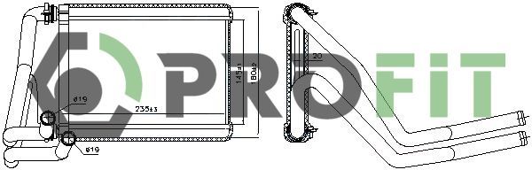šilumokaitis, salono šildymas PROFIT 1760-0149