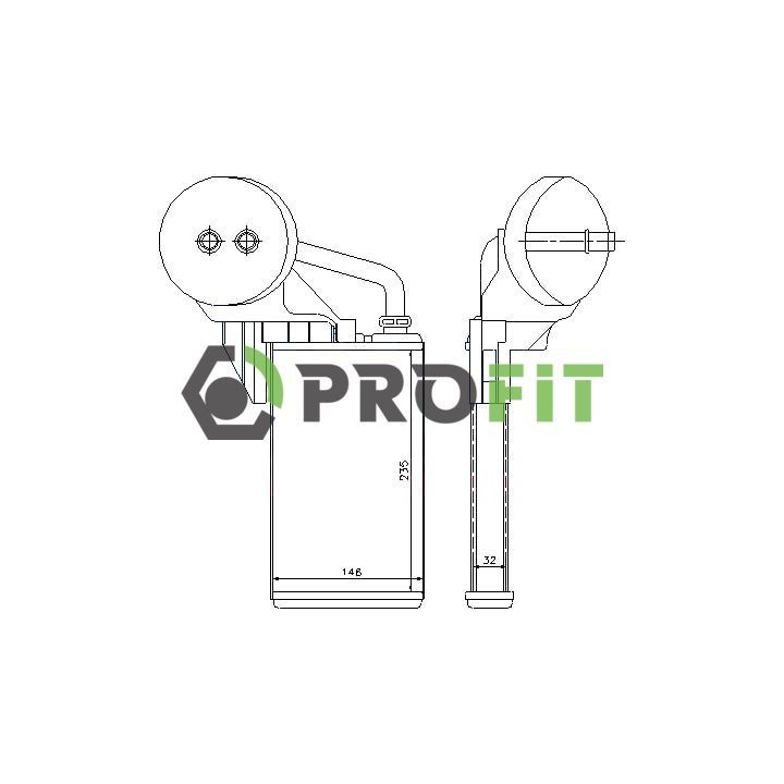 šilumokaitis, salono šildymas PROFIT 1760-0381