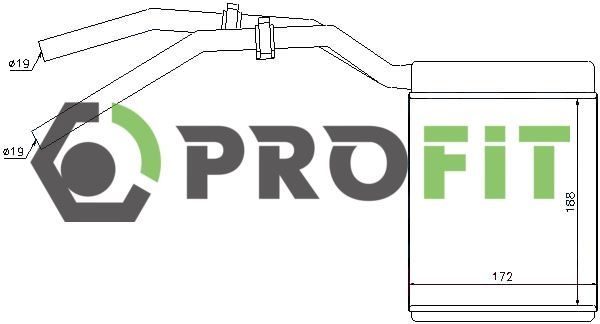 šilumokaitis, salono šildymas PROFIT 1760-0434