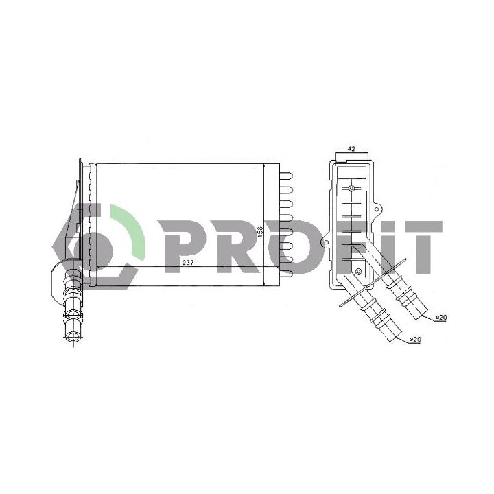 šilumokaitis, salono šildymas PROFIT PR 0540N7