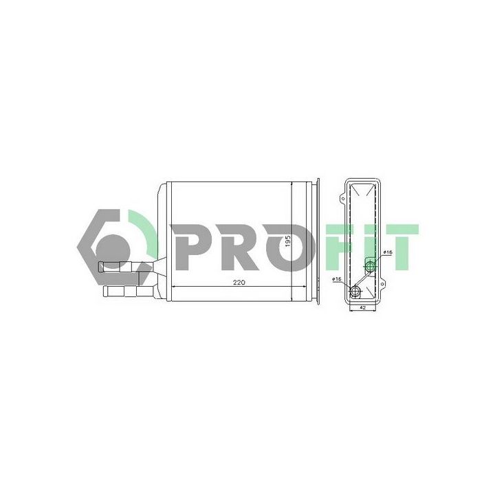 šilumokaitis, salono šildymas PROFIT PR 0546N1