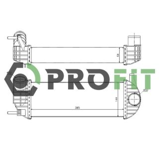Tarpinis suslėgto oro aušintuvas, kompresorius PROFIT 1780-0105